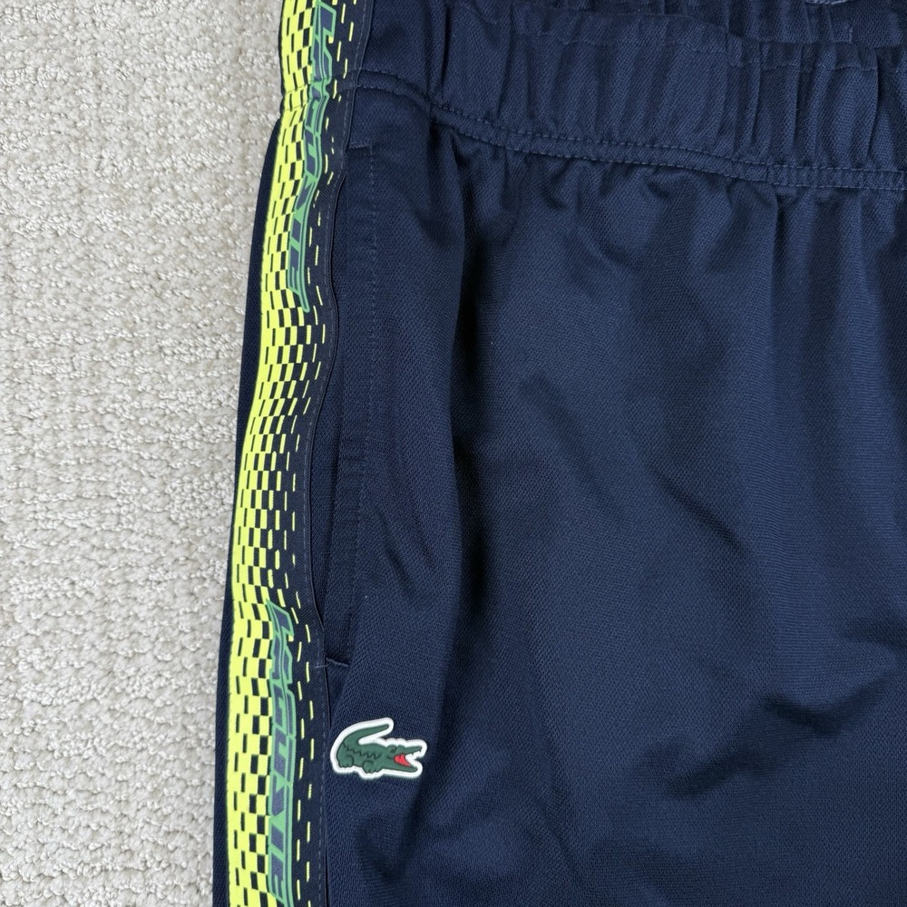 Lacoste Sport Men's 2XL Regular Fit Blue Jogger Sweatpants - Picture 4 of 8